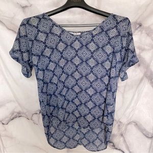 Light Flowy Navy Tunic